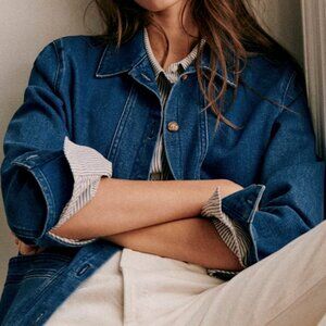 Sezane Will Jacket - Indigo